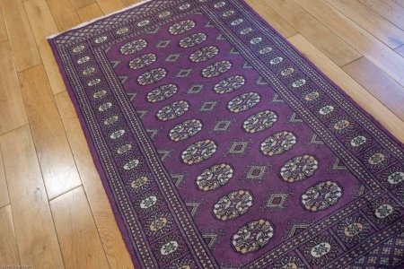 Hand-Knotted Bokhara Rug From Pakistan