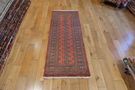 Hand-Knotted Bokhara Runner From Pakistan