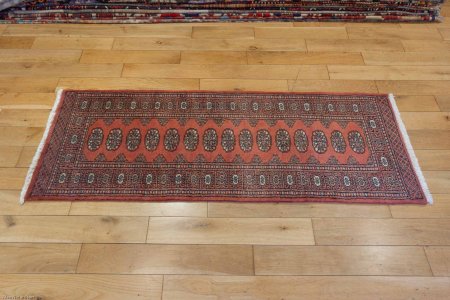 Hand-Knotted Bokhara Runner From Pakistan