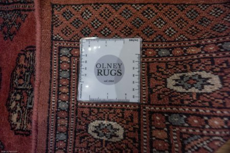 Hand-Knotted Bokhara Runner From Pakistan
