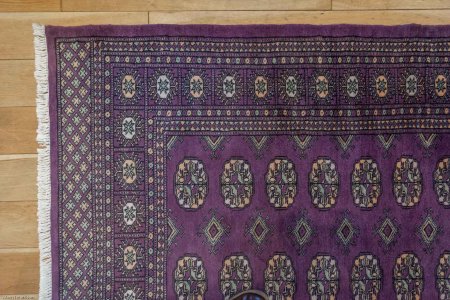 Hand-Knotted Bokhara Rug From Pakistan