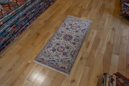 Hand-Knotted Fine Mamluk Rug From Afghanistan