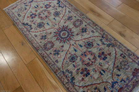 Hand-Knotted Fine Mamluk Rug From Afghanistan
