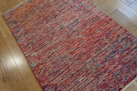 Hand-Knotted Berber Natural Rug From Afghanistan