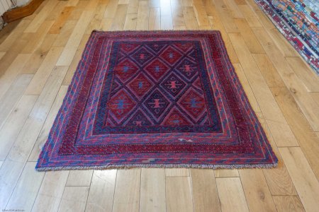 Hand-Made Mushwani Rug From Afghanistan