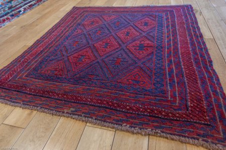 Hand-Made Mushwani Rug From Afghanistan