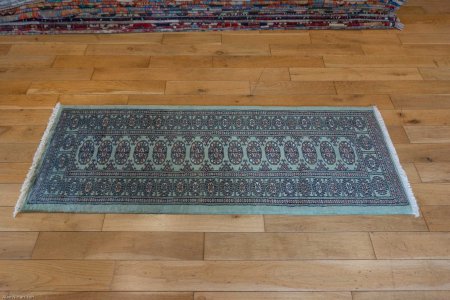 Hand-Knotted Bokhara Runner From Pakistan