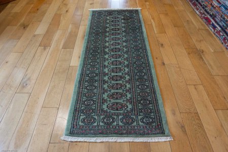 Hand-Knotted Bokhara Runner From Pakistan