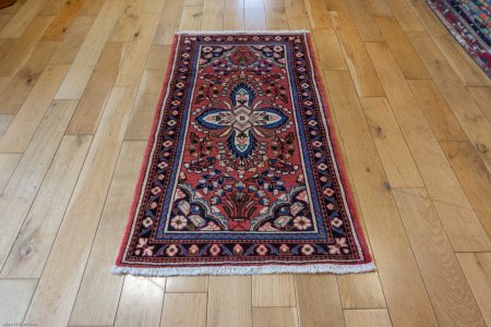 Hand-Knotted Lillahagn Rug From Iran (Persian)