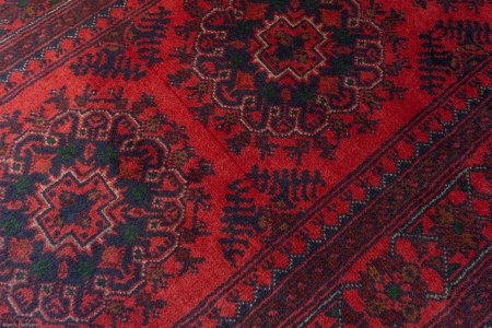 Hand-Knotted Khan Mahomadi Runner From Afghanistan