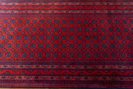 Hand-Knotted Kundoz Runner From Afghanistan