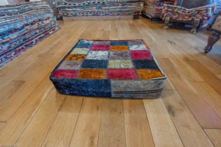 Hand-Made Patchwork Cushion From Afghanistan