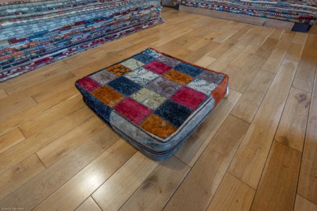 Hand-Made Patchwork Cushion From Afghanistan