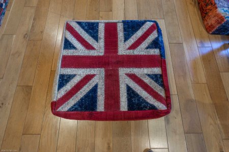Hand-Made Patchwork Cushion From Afghanistan
