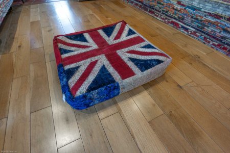 Hand-Made Patchwork Cushion From Afghanistan