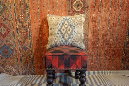 Hand-Made Mazar Cushion From Afghanistan