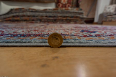 Hand-Knotted Fine Mamluk Rug From Afghanistan