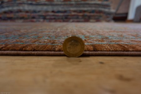 Hand-Knotted Fine Mamluk Rug From Afghanistan