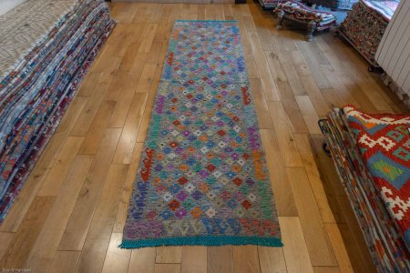 Hand-Made Mazar Runner From Afghanistan