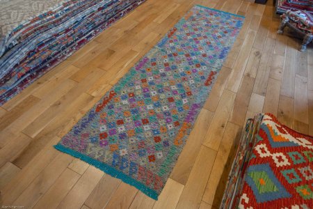 Hand-Made Mazar Runner From Afghanistan