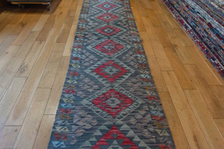 Hand-Made Mazar Runner From Afghanistan