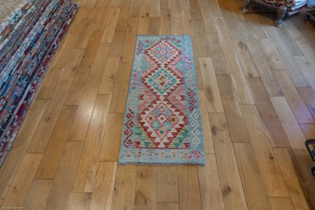 Hand-Made Mazar Runner From Afghanistan