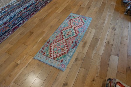 Hand-Made Mazar Runner From Afghanistan