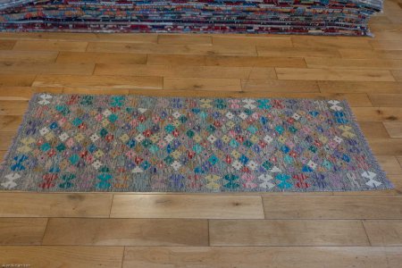 Hand-Made Mazar Runner From Afghanistan