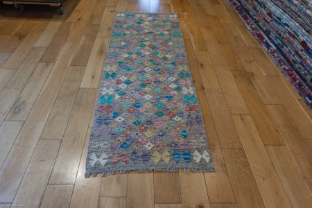 Hand-Made Mazar Runner From Afghanistan