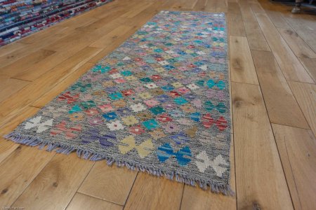 Hand-Made Mazar Runner From Afghanistan