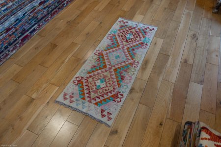 Hand-Made Mazar Runner From Afghanistan