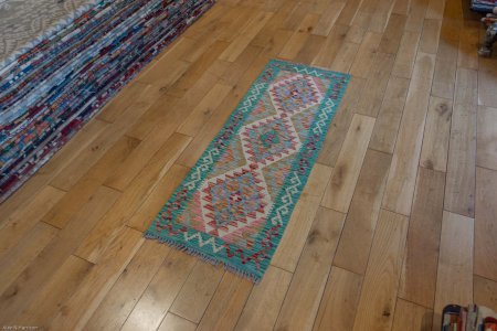 Hand-Made Mazar Runner From Afghanistan