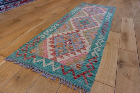 Hand-Made Mazar Runner From Afghanistan