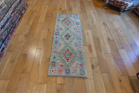 Hand-Made Mazar Runner From Afghanistan