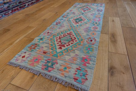 Hand-Made Mazar Runner From Afghanistan