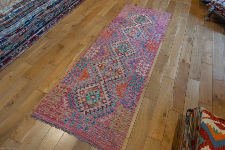 Hand-Made Mazar Runner From Afghanistan