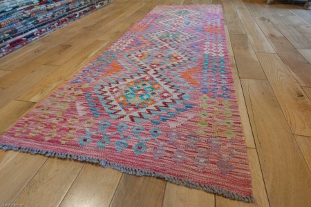 Hand-Made Mazar Runner From Afghanistan