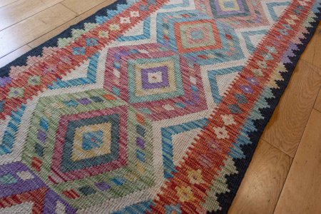 Hand-Made Mazar Runner From Afghanistan