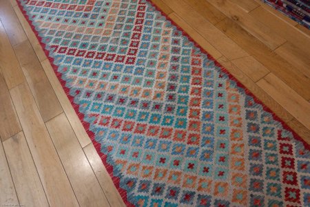 Hand-Made Mazar Runner From Afghanistan
