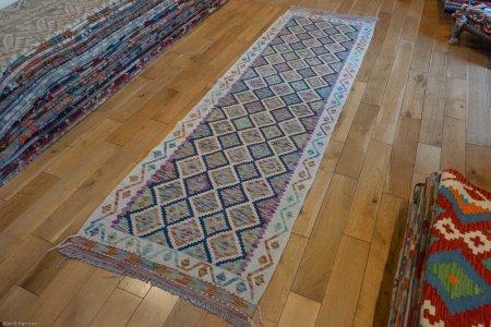 Hand-Made Mazar Runner From Afghanistan