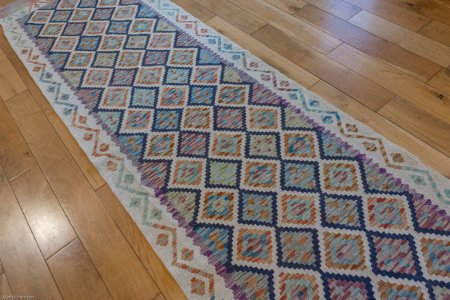 Hand-Made Mazar Runner From Afghanistan