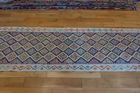 Hand-Made Mazar Runner From Afghanistan