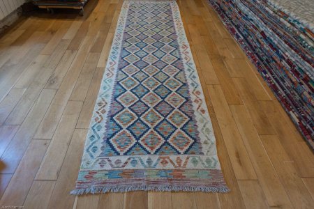 Hand-Made Mazar Runner From Afghanistan