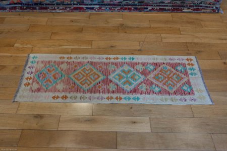 Hand-Made Mazar Runner From Afghanistan
