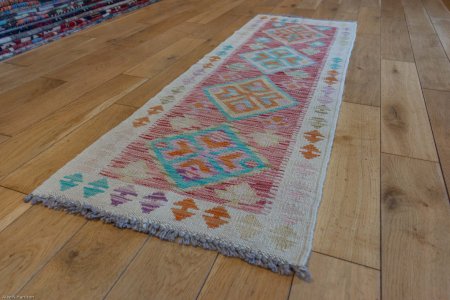Hand-Made Mazar Runner From Afghanistan