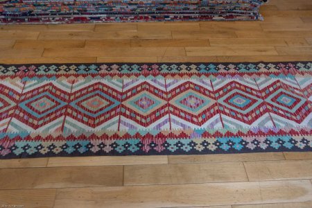 Hand-Made Mazar Runner From Afghanistan