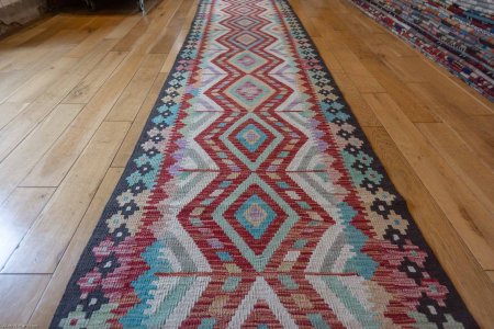 Hand-Made Mazar Runner From Afghanistan