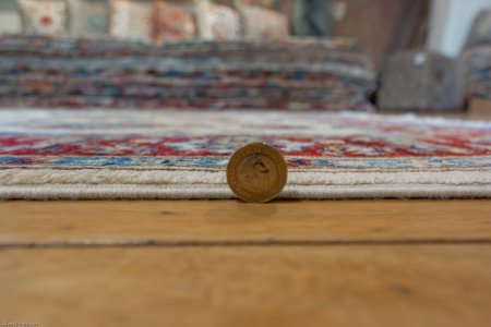 Hand-Knotted Ziegler Rug From Afghanistan