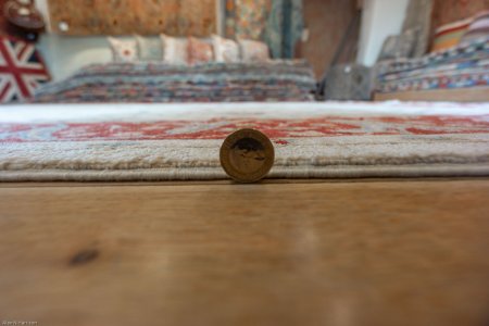 Hand-Knotted Ziegler Rug From Afghanistan