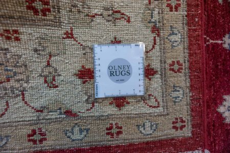 Hand-Knotted Ziegler Rug From Afghanistan